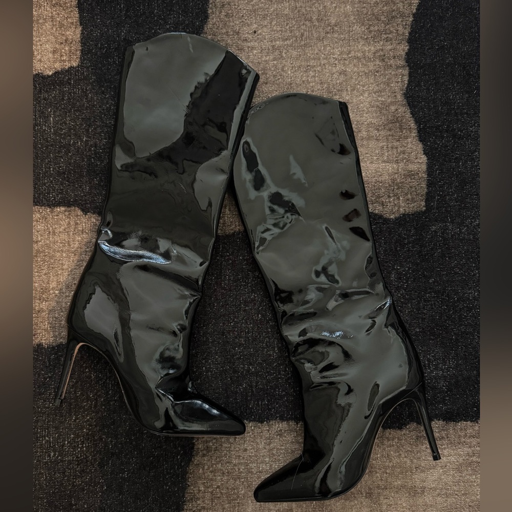 Schutz Black Women's Boots